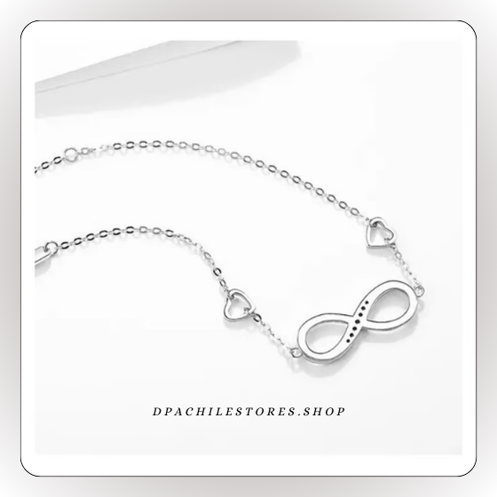 ✨💖 Pulsera de Plata 925 con Símbolo de Amor Infinito 💖✨ 40% DE DESCUENTO